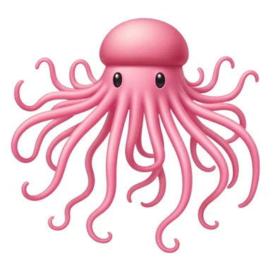 pink flying spaghetti  sticker