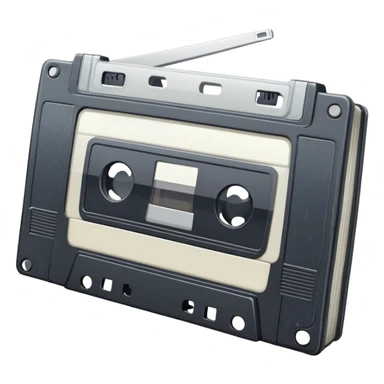 Realistic VHS tape sticker