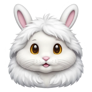 make a snow bunny
 sticker