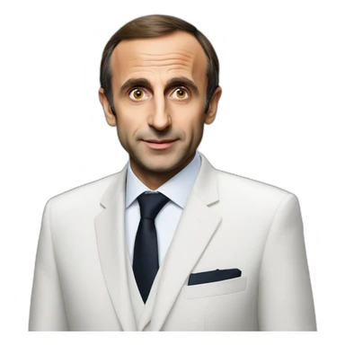 Macron embrasse zemmour sticker