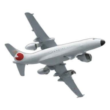 Japon plane sticker