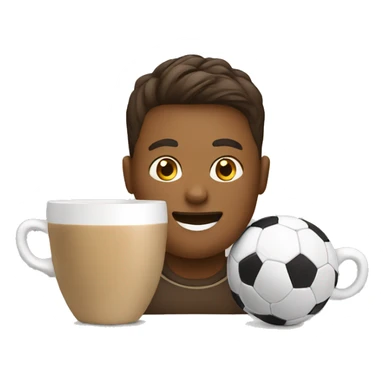 coffee soccer and programming sticker