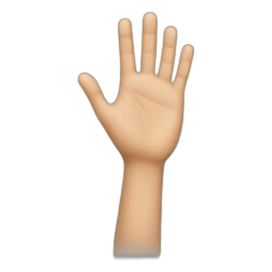 mano señalando sticker