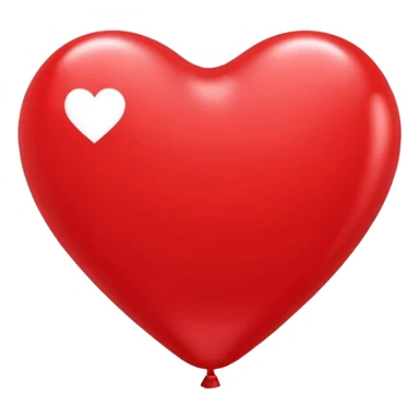 heart-shaped balloon sticker