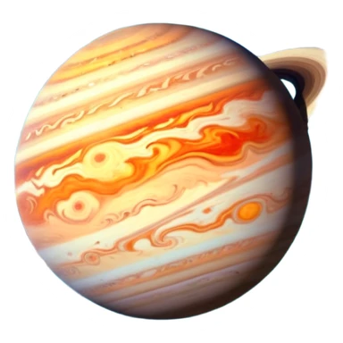 Jupiter planet sticker