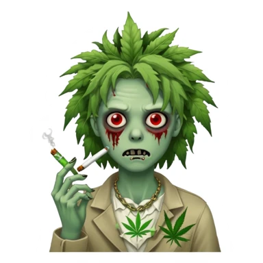 make me zombie high from weeds sticker