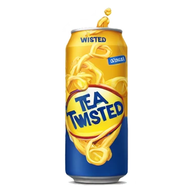 A twisted tea can  sticker