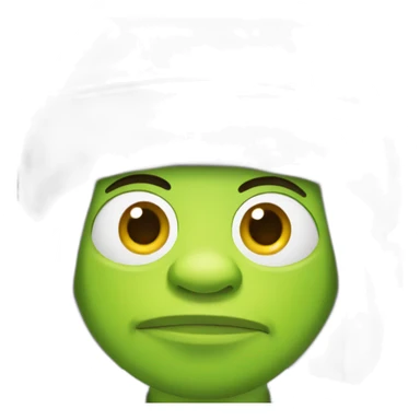 Shreck with a cap sticker