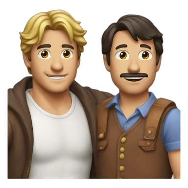 pippo et mario les sales nul sticker