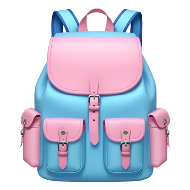 pastel backpack sticker