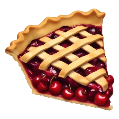 cherry pie sticker