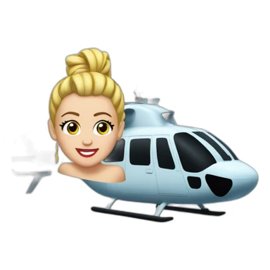 miley cyrus hanging from an helicopter sticker