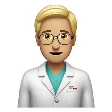 Stressed out pharmacist sticker