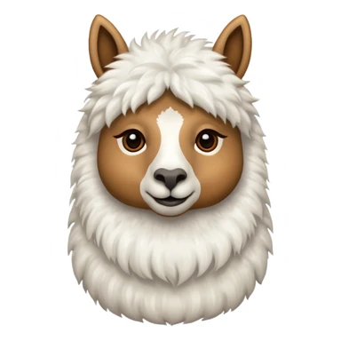 Lama relaxing sticker