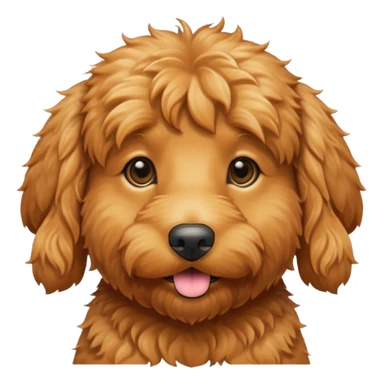 Ginger golden doodle  sticker