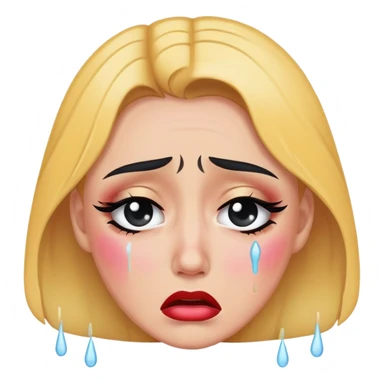 slayy while crying  sticker