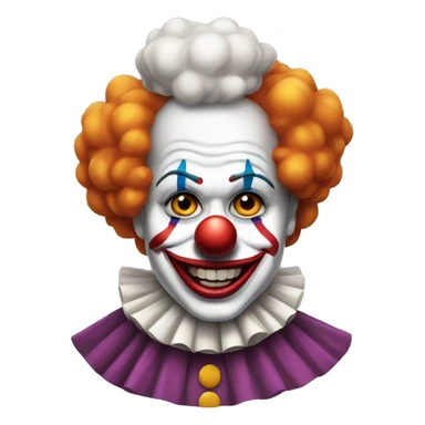 Sweet art the clown  sticker