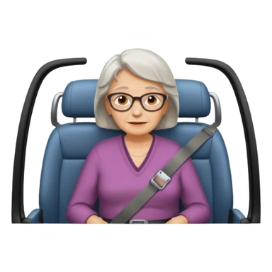 Stikers of mom which is a bit old and is relax and I will put her in a car sticker