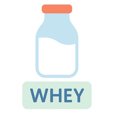 whey milk icon, colorful style, clean and modern look sticker