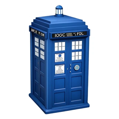 Tardis sticker