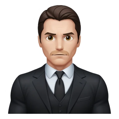 christian bale batman standing sticker