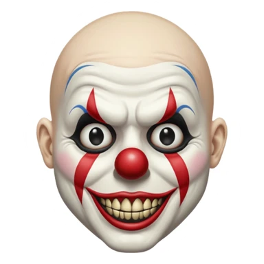 Art the clown (bald mim) Terrifier movie sticker