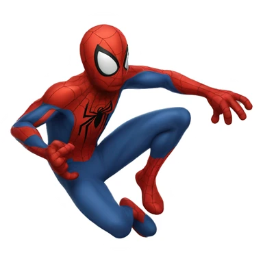 Spiderman riendo sticker