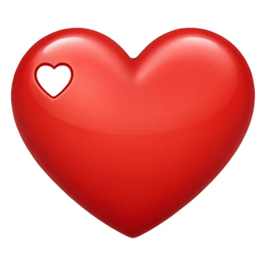 Real heart sticker