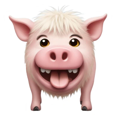 Half pig half dog sticker