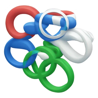 olympic logo sticker