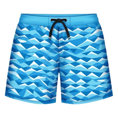 swim trunks style bermuda shorts and separate sunglasses together in one composition sticker