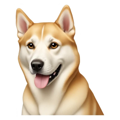 Golden husky Labrador mix dog sticker