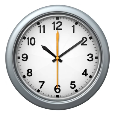 alas 2 de la tarde pm reloj sticker