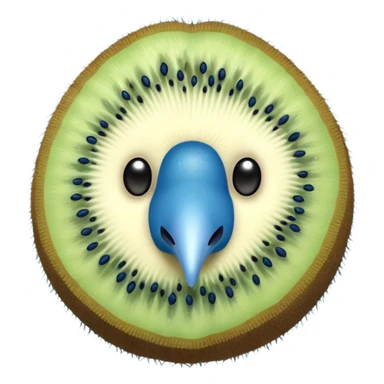 blue kiwi ai agent sticker