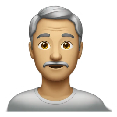 Personne qui a mal au ventre sticker