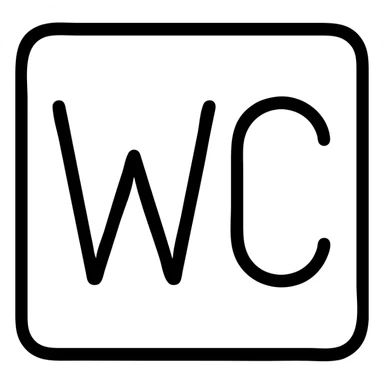 wc sign sticker