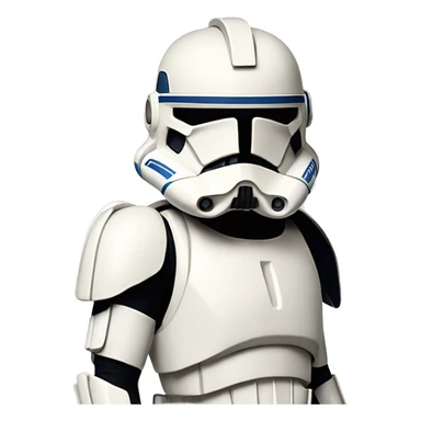 Star wars clone trooper sticker