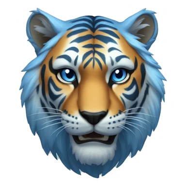 Spectral tiger blue sticker