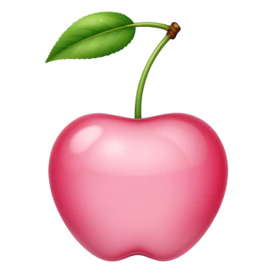 light pink Cherry sticker