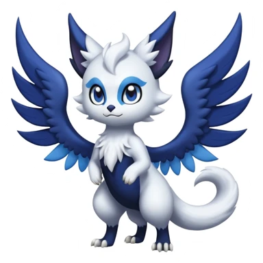 Meowstic-Noibat-Absol-fusion (full body) sticker