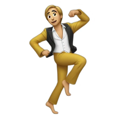 Zemmour qui danse  sticker