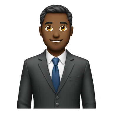 man wearing a suit sticker