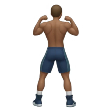 Solid back cris bumstead pose  sticker