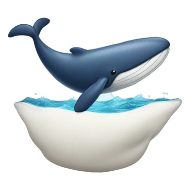 whale with sungla sticker
