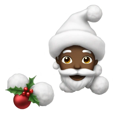 Realistic cristmas with Cotton sticker