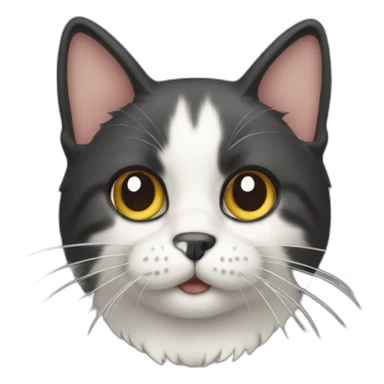 Part cat part dog sticker