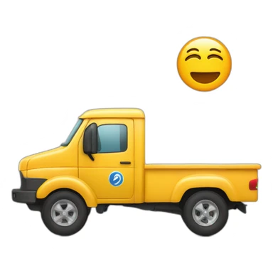 Moto sur un camion sticker