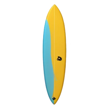 Deelfine una tabla de surf con gto encima sticker