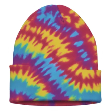 Tie dye beanie sticker