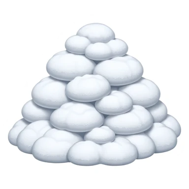 small pile of snow  sticker